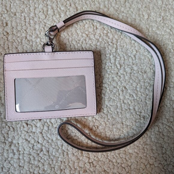 Michael Kors Light Pink Lanyard Wallet - Picture 2 of 2